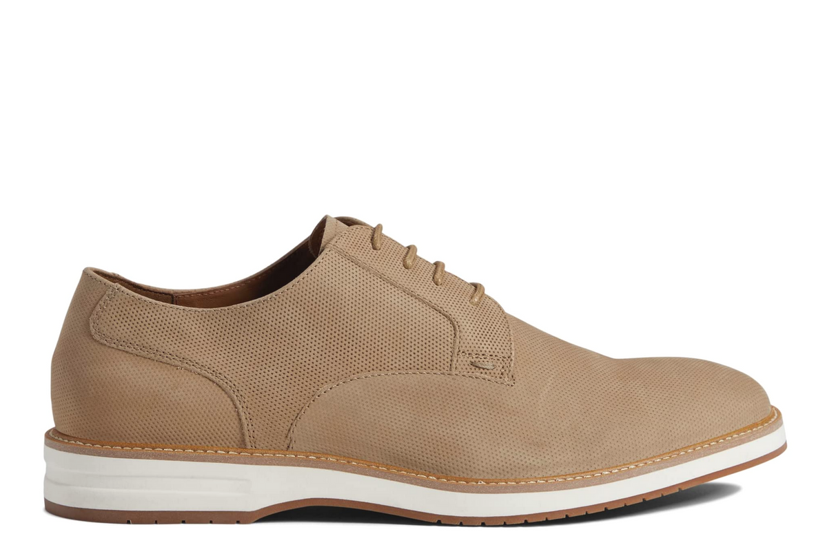 Winthrop Pelton Suede Derby Men\'s shoe in Taupe Size 10.5 Peterson Taupe Suede Derby Lace-Up main image 4