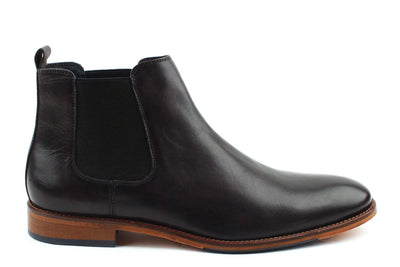 Poetry Men's Chelsea Boot in Black Side View