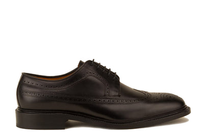 Holloway Wingtip Derby in Black Side View