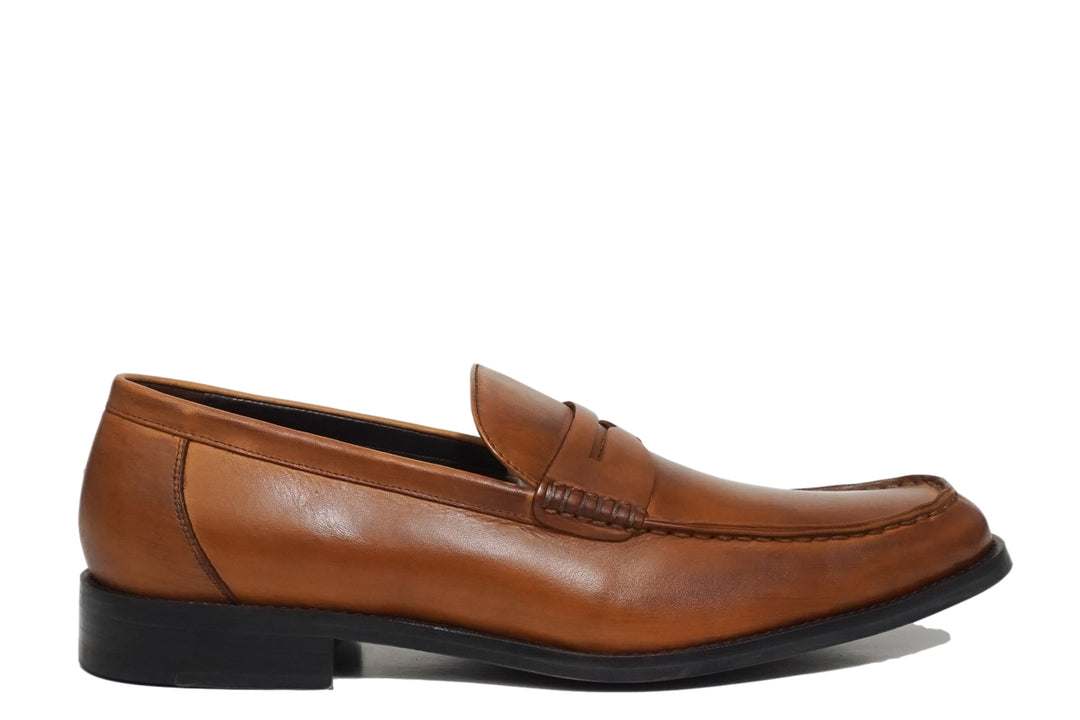 Winthrop Tan Leather Penny Loafers Palmdale Casual Penny Loafer // Tan (US: 8.5) - Winthrop  main image 4